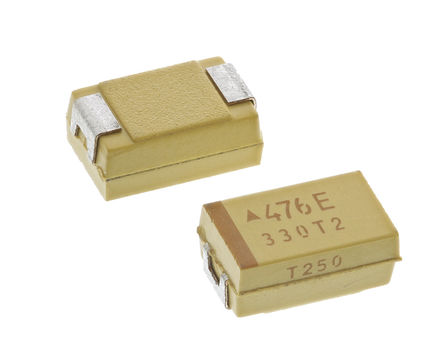 AVX - TPSD476M025R0250 - AVX TPS ϵ 47F 20% SMD  TPSD476M025R0250, 25 V ֱ, 7343-31 װ, 250m ESR, +125C		