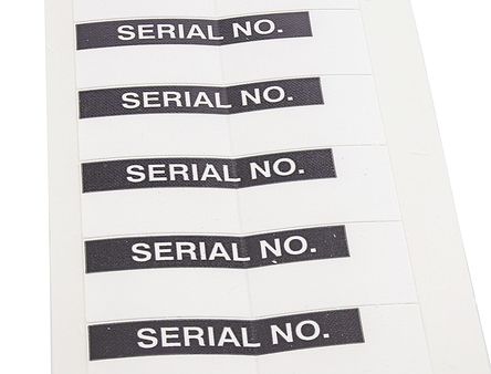 RS Pro - TLB8003A17 - RS Pro TLB8003A17 140װ Ԥӡճǩ, 38mm, 15mm Serial No.		