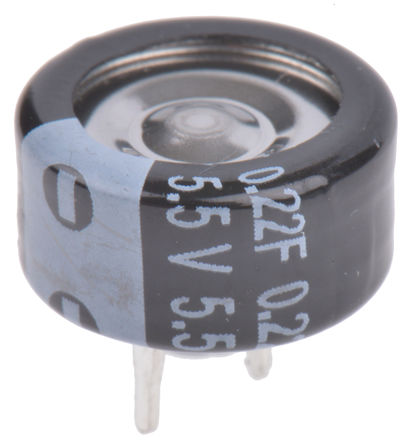 Panasonic - EECF5R5U224 - Panasonic NF ϵ 0.22F 5.5 V ֱ  EDLC EECF5R5U224, -20  +80% ݲ, Aװ		