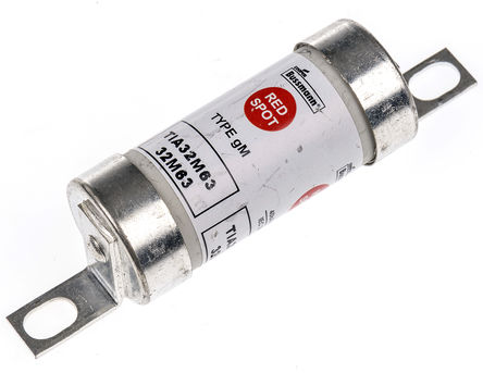 Cooper Bussmann - TIA32M63 - Cooper Bussmann 32M63A A2ߴ T, gGgMӦ Ӣ׼۶ TIA32M63, BS 88-2, IEC 269-2׼, 22.2mmֱ, 85.5mmܳ, 660V ac		