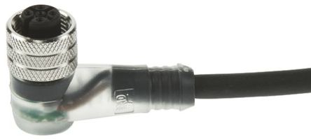 Brad - 8040P1P03M050 - Brad 5m ɫ  1200675016, 4POS Բ  ն˽ͷ, 4 A, 250 V		