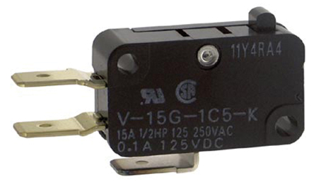Omron - V-15G-1C5-K - Omron V-15G-1C5-K ˫  ΢, 15 A @ 250 V 		