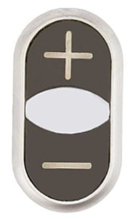 Eaton - M22-DDL-S-X4/X5+M22-A - Eaton M22 ϵ 22mm  ɫť Բ IP66 ˲ʱ ťͷ M22-DDL-S-X4/X5+M22-A, "+/-"		