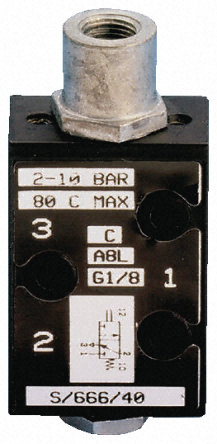 Norgren - S/666/40 - Norgren S/666 ϵ 197L/min G 1/8 ѹпϽ ȵ/ Ʒ S/666/40, ͨװװ, 2  10bar, -20  +80C		