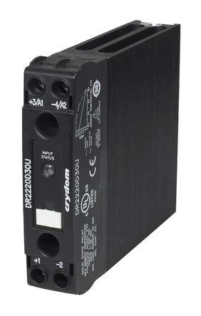 Crydom - DR2220D30U - Crydom 30 A DIN찲װ  ̵̬ DR2220D30U, MOSFET, 㽻л, 200 V ֱ		