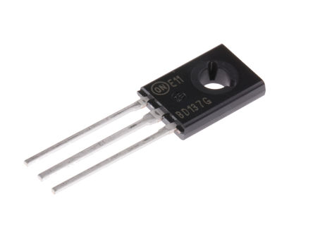 ON Semiconductor - BD137G - ON Semiconductor BD137G , NPN , 1.5 A, Vce=60 V, HFE:25, 3 TO-225װ		