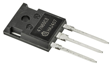 Infineon - SPW47N60C3 - Infineon CoolMOS C3 ϵ Si N MOSFET SPW47N60C3, 47 A, Vds=650 V, 3 TO-247װ		