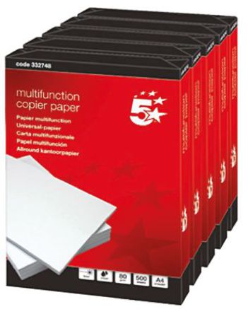 RS Pro - 297293 - RS Pro 5 x 500 ɫ A4 ӡʹӡ ӡֽ		