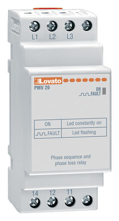 Lovato - PMV20A240 - Lovato PMV20 ϵ 3 ѹ ؼ̵ PMV20A240, ˫ , 100  240 V 		