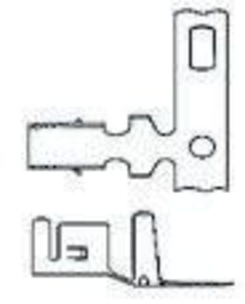 TE Connectivity - 343445-2 - TE Connectivity AMP-IN ϵ ѹӽ߶ 343445-2,  ͭо, 18AWG  14AWG		