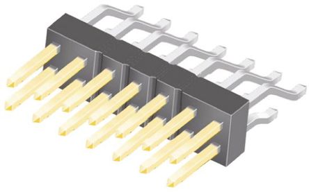 Samtec - TSM-107-02-L-DH - Samtec TSM ϵ 14· 2.54mmھ (2) ֱ Ź TSM-107-02-L-DH, Ӷ˽, 7A, 氲װ		