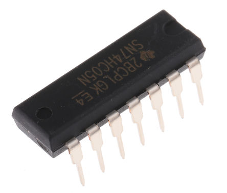 Texas Instruments - SN74HC05N - Texas Instruments SN74HC05N , ©·, 5.2mA, 2  6 VԴ, 14 PDIPװ		