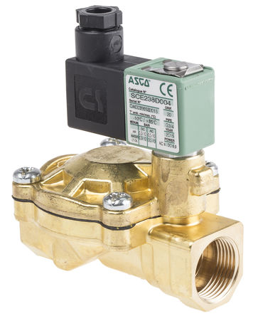 Asco - SCE238C004 24 DC - Asco 238 ϵ 2˿ ͭ ŷ SCE238C004 24 DC, 10 bar, 3/4in˿, NC, 24 V ֱ		