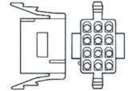 TE Connectivity - 1-480323-0 - TE Connectivity MATE-N-LOK ϵ 5.13mm ھ 5  15 ·  °װ PCB  1-480323-0		