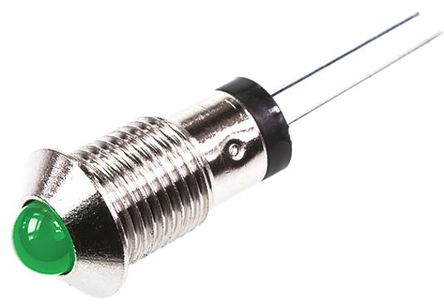 Marl - 571-514-04 - Marl 571-514-04 5 mm ͹ ɫ LED ָʾ, ŽӶ, 8mmװ׳ߴ, 2.8 V		