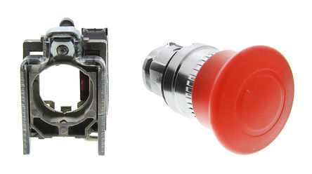 Schneider Electric - XB4BT842 - Schneider Electric Harmony XB4B ϵ IP66IP67IP69IP69K ť XB4BT842, λλ, ɫ 40mm Ģΰťͷ,  SPST		