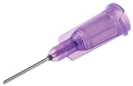 Metcal - TE721050PK - Metcal 紫色 直 粘合剂分配器针 TE721050PK, 规格号21G, 使用于10 cc 注射器		