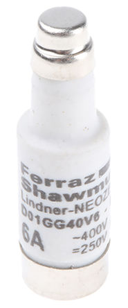 Mersen - B215695P - Mersen 6A D01ߴ gG Neozed ۶ B215695P, 400V ac		