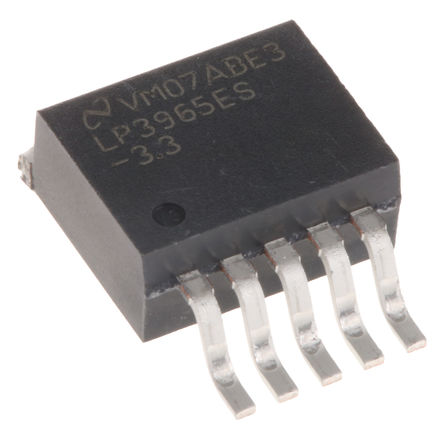 Texas Instruments - LP3965ES-3.3/NOPB - Texas Instruments LP3965ES-3.3/NOPB LDO ѹ, 3.3 V, 1.5A, 1.5%ȷ, 2.5  7 V, 5 TO-263װ		