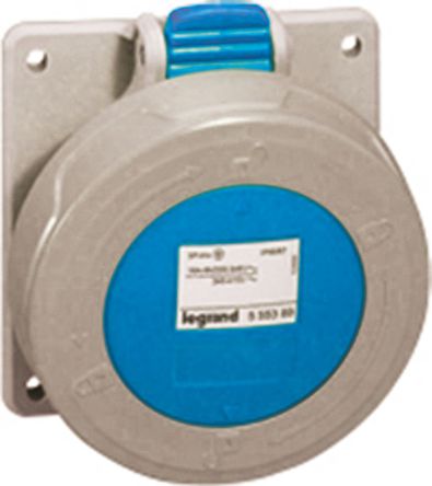 Legrand - 058720 - Legrand P17 Tempra Pro ϵ ɫ 2P+E ҵԴ 尲װ  058720, 63A, 200  250 V, IP66IP67		