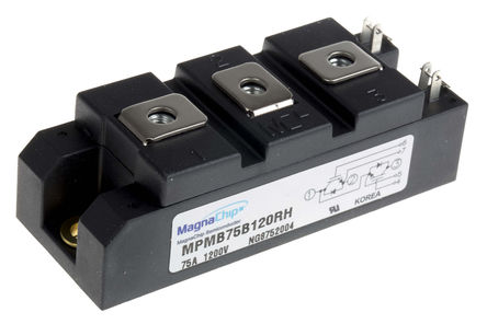 MagnaChip - MPMB75B120RH - MagnaChip MPMB75B120RH Nͨ IGBT ģ, , 75 A, Vce=1200 V, 7 7DM-1װ		