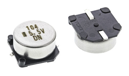 KEMET - FC0H104ZFTBR24 - KEMET FC ϵ 0.1F 5.5 V  EDLC FC0H104ZFTBR24, -20  +80% ݲ, װ		