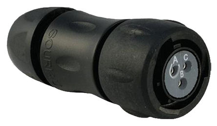 Souriau - UTS6JC12E3S - Souriau UTS ϵ 3· °װ ֱ Բ ͷ UTS6JC12E3S, ĸ, ʽӺ		