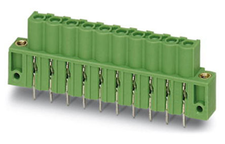 Phoenix Contact - 1810489 - Phoenix Contact COMBICON ICV ϵ�� 6· 5.08mm�ھ� PCB ���߶��ӿ� 1810489, ���Ӷ˽�, 12A		