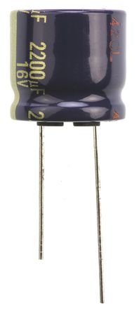 Panasonic - EEUFK1C222S - Panasonic FK  ϵ 16 V ֱ 2200F ͨ  EEUFK1C222S, 20%ݲ, +105C		