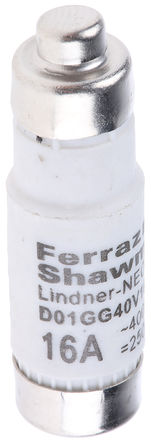 Mersen - R223023P - Mersen 16A D01ߴ gG Neozed ۶ R223023P, 400V ac		