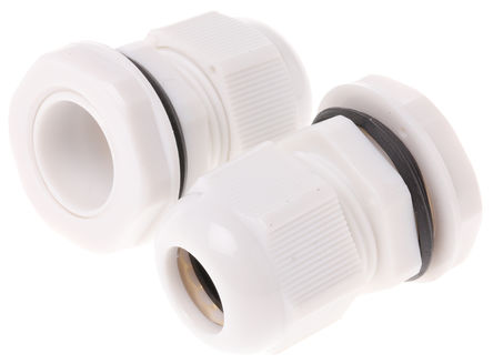HellermannTyton - NGM20S-WHT - HellermannTyton IP68 ɫ  ĸĵ¹̶ͷ NGM20S-WHT, 6mm  12mmֱ, M20		