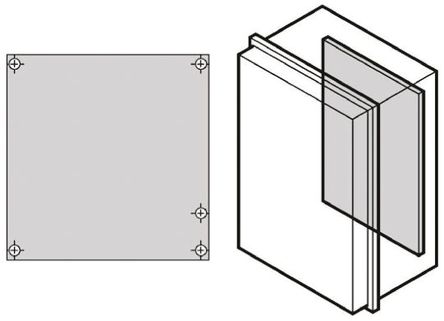 Schroff - 12403151 - Schroff  װ 12403151, 124 x 171 x 1.7mm, ʹA48 ϵ		