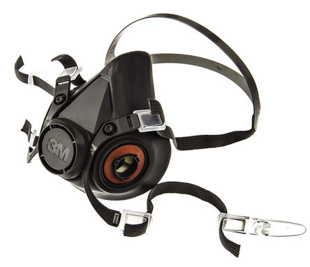 3M - 6300 - Large half mask facepiece respirator		