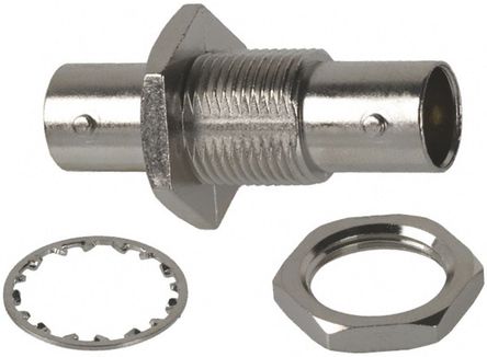 TE Connectivity - 222117-1 - TE Connectivity 75 ֱ Ƶ 222117-1, 0  4GHz, BNC   BNC , ͭо		