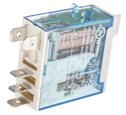 Finder - 46.61.9.024.0074 - Finder T50B2 ˫ PCB װ Ǳ̵, 16 A, 24V dc		