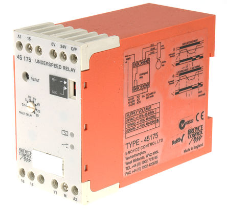 Broyce Control - 45175 230VAC - Broyce Control ٶ ؼ̵ 45175 230VAC, ˫ , 230 V 		