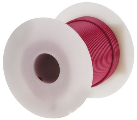 Alpha Wire - 3071 RD005 - Alpha Wire 30m ɫ 22 AWG UL1015 о ڲߵ 3071 RD005, 0.35 mm2 , 7/0.25 mm оʾ, 600 V		