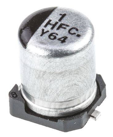 Panasonic - EEEFC1H1R0R - Panasonic FC SMD ϵ 50 V ֱ 1F SMD  EEEFC1H1R0R, 20%ݲ, +105C		