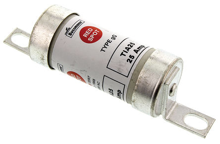 Cooper Bussmann - TIA25 - Cooper Bussmann 25A A2ߴ T, gGgMӦ Ӣ׼۶ TIA25, BS 88-2, IEC 269-2׼, 22.2mmֱ, 85.5mmܳ, 660V ac		