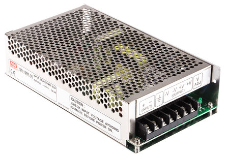 RS Pro - SD-150B-12 - RS Pro 150W ʽֱ-ֱת SD-150B-12, 19  36 V ֱ, 12V dc, 12.5A, 1.5kV acѹ, 75%Ч		