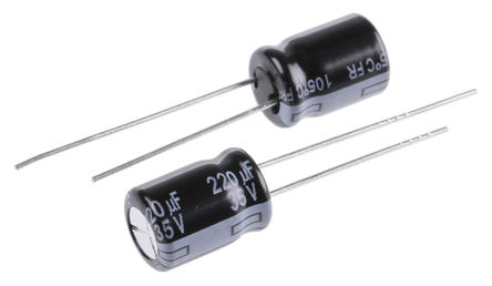 Panasonic - EEUFR1E221 - Panasonic FR  ϵ 25 V 220F ͨ  EEUFR1E221, 20%ݲ, +105C		