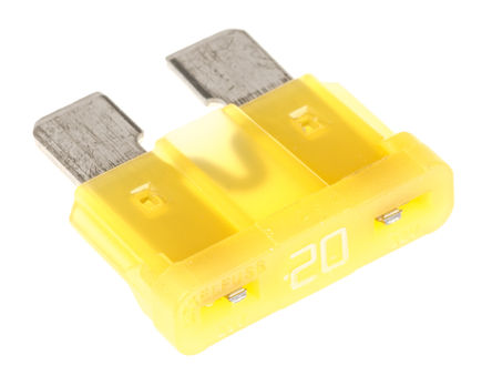 Littelfuse - 0287020.PXCN - Littlefuse 20A ɫ òƬʽ۶ 0287020.PXCN, 32V dc, 19.1mm x 5.1mm x 12.3mm		