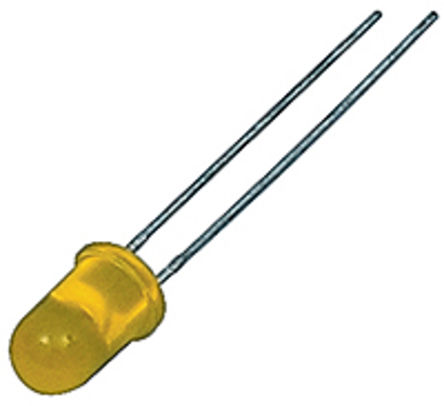 Kingbright - L-7113LYD - Kingbright ɫ (588 nm ) LED L-7113LYD, 2.5 V, 3 mcd, 30ӽ 5mm (T-1 3/4) ͨ		