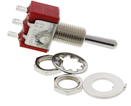 RS Pro - 1MS3T1B1M1QES-1 - RS Pro ˫ л 1MS3T1B1M1QES-1,  -  - , 5 A @ 250 V 		