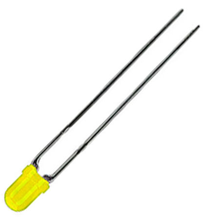 Kingbright - L-937YYD - Kingbright ˫ɫ ɫ (588 nm ) ˫ LED L-937YYD, 2.5 V, 9 mcd, 60 ӽ 3mm (T-1) ͨ		