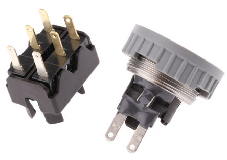 Schurter - 1241.6934.1124000 - Schurter 1241.6934.1124000 IP67 ˲ DP / ɫLED 尲װ ť, 10 A @ 250 V 		