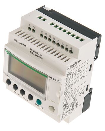Schneider Electric - SR2PACKFU - Schneider Electric Zelio Logic 2 ϵ PLC CPU SR2PACKFU, 12 I/O ˿, DIN찲װ, 100  240 V 		