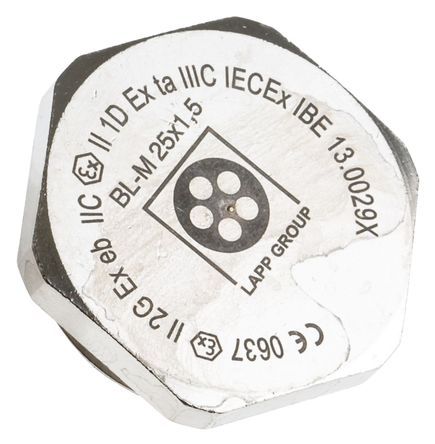 Lapp - 52103133 - Lapp ͭ IP68 ATEX M25 ܷͷ 52103133 ͷ, 31.9mmֱ		