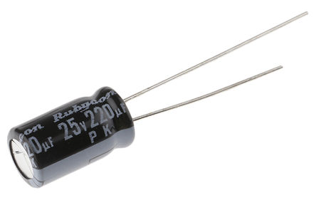 Rubycon - 25PK220MEFC6.3X11 - Rubycon PK ϵ 25 V ֱ 220F ͨ  25PK220MEFC6.3X11, 20%ݲ, +85C		