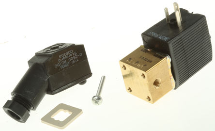 Burkert - 134143 - Burkert 6012 ϵ 3˿ ͭ ŷ 134143, 10 bar, M5˿, NC, 24 V ֱ		